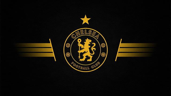 chelsea fc soccer soccer clubs premier league logo, yellow, HD wallpaper