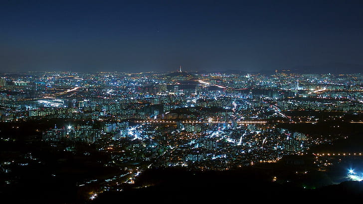 Seoul skyline, city buildings, world, 1920x1080, south korea