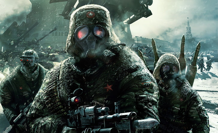 HD wallpaper: war game poster, weapons, soldiers, The Kremlin, Tom Clancy,  EndWar | Wallpaper Flare