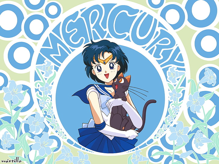 Sailor Moon character artwork, luna, ami sailor moon, girl, joy