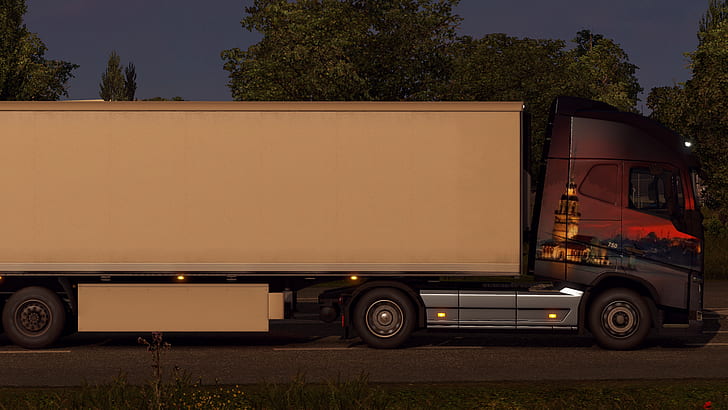 Euro Truck Simulator 2, Volvo FH16, Scania