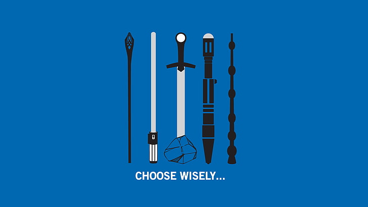sword illustration, untitled, The Lord of the Rings, Star Wars