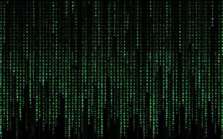 Matrix digital wallpaper, The Matrix, green color, backgrounds, HD wallpaper