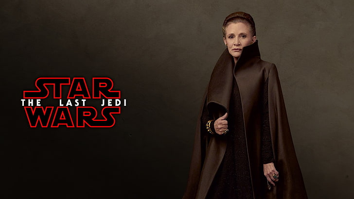 Star Wars: The Last Jedi wallpaper, Princess Leia, Carrie Fisher, HD wallpaper