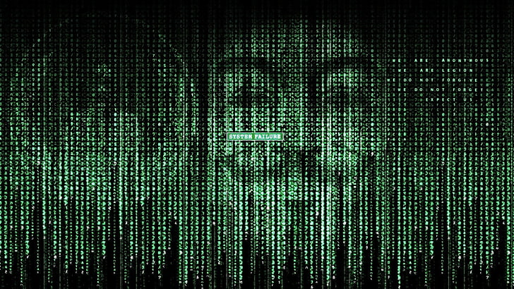 HD wallpaper: Anonymous, hacking, The Matrix, technology, data, connection  | Wallpaper Flare