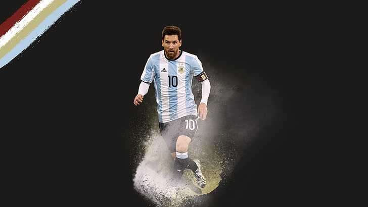 Footballer, 4K, Lionel Messi, FC Barcelona, Argentine, HD wallpaper